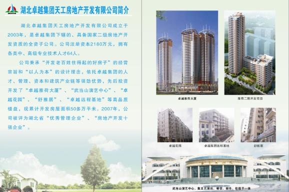 【卓越集团招聘】湖北卓越集团建设有限公司招